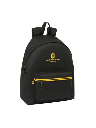 Училищна чанта Kings League Черен 33 x 42 x 15 cm