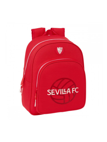 Училищна чанта Sevilla Fútbol Club Червен 28 x 34 x 10 cm