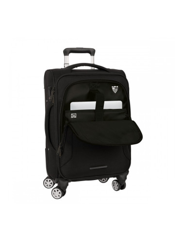 Куфар на Колелца за Ръчен Багаж Sevilla Fútbol Club Business Черен 20'' 35 x 51 x 20 cm