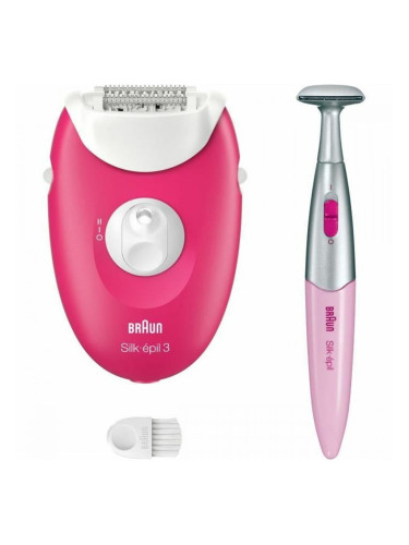Eлектрическа машинка за подстригване Braun 3-202 Фуксия