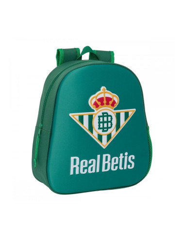 3D училищна чанта Real Betis Balompié Зелен 27 x 33 x 10 cm