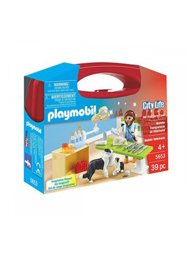 Playset City Life Veterinarian Playmobil 5653 (39 pcs)