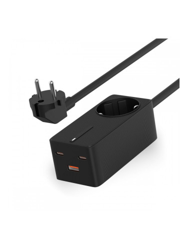 Зарядно за стена KSIX GaN Черен 65 W