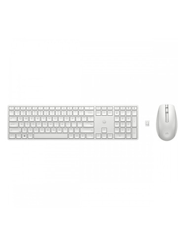 Клавиатура с мишка HP 650 Бял