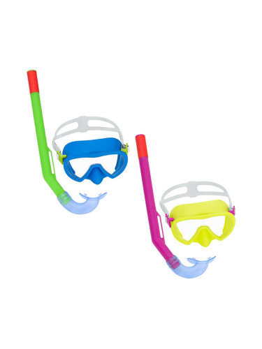 Очила за Гмуркане с Детски Шнорхел Bestway Жълт (1 броя)