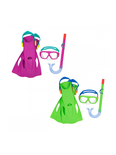 Очила за Гмуркане с Шнорхел и Плавници Bestway 37-41 (1 броя)