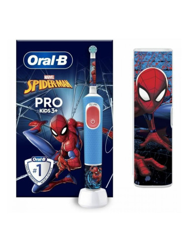 Електрическа четка за зъби Oral-B D100 KIDS Син Многоцветен