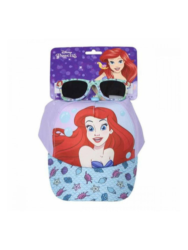 Комплект шапка и слънчеви очила Disney Princess Детски 2 Части