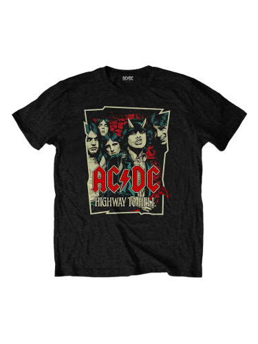 AC/DC Риза Highway To Hell Sketch Black XL