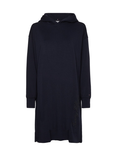 Tommy Hilfiger Dress - RLX INTERLOCK SHORT HOODIE DRESS blue