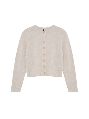 Trendyol Stone Crew Neck Knitwear Cardigan