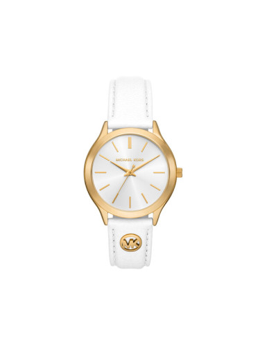 Michael Kors Часовник Slim Runway MK7466 Бял