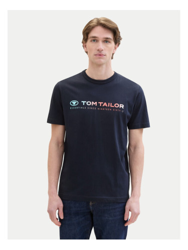 Tom Tailor Тишърт 1041855 Тъмносин Regular Fit