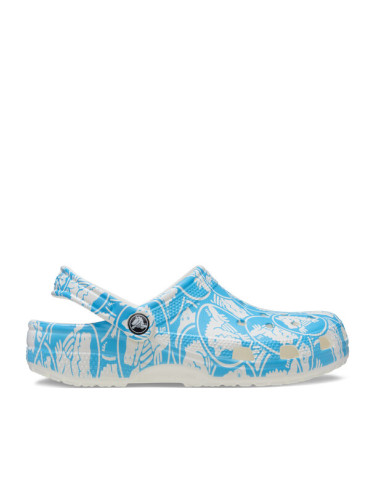 Crocs Чехли Classic Duke Print Clog 210003 Син