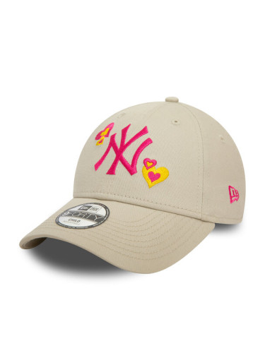 New Era Шапка с козирка Kids Icon 940 Nyy 60503348 Бежов