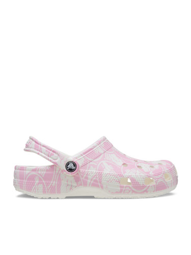 Crocs Чехли Classic Duke Print Clog 210003 Розов