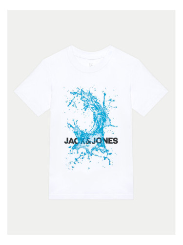 Jack&Jones Junior Тишърт Jcosplash 12259919 Бял Standard Fit
