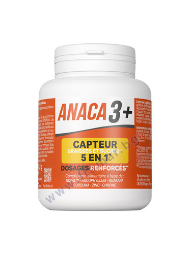 АНАКА 3 ПЛЮС ФОРМУЛА ЗА ИЗГАРЯНЕ НА МАЗНИНИ 5 В 1 капсули * 120