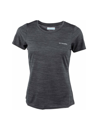 Columbia ALPINE CHILL ZERO SHORT SLEEVE TEE Дамска функционална тениска, черно, размер