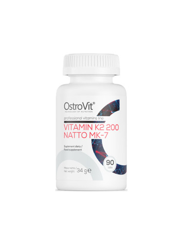 OstroVit Витамин K2 200 μg Natto MK-7 х90 таблетки