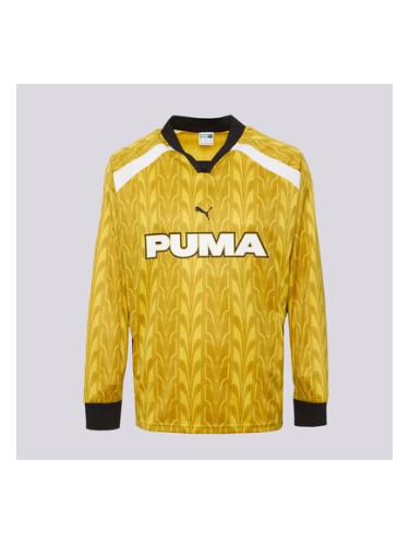 Puma Тениска Football Jersey Longsleeve мъжки Дрехи Тениски 627543 41 Жълт