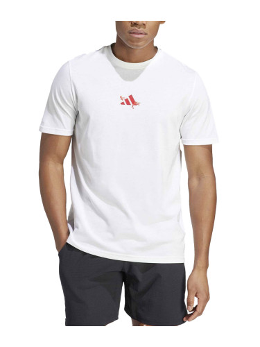 ADIDAS x Roland Garros Graphic Tennis Tee White