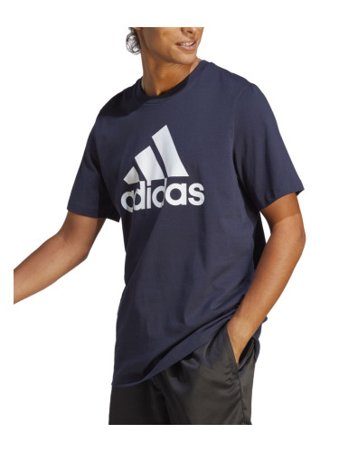 ADIDAS Sport Inspired Essentials Big Logo Tee Blue