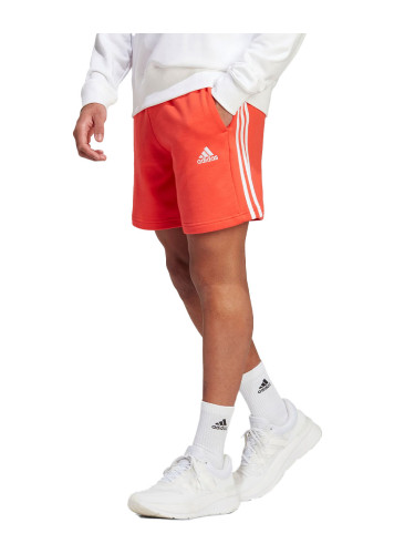 ADIDAS Essentials 3-Stripes French Terry Shorts Red