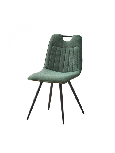 Трапезен стол Мебели Богдан К-334-Е20, зелено и черно