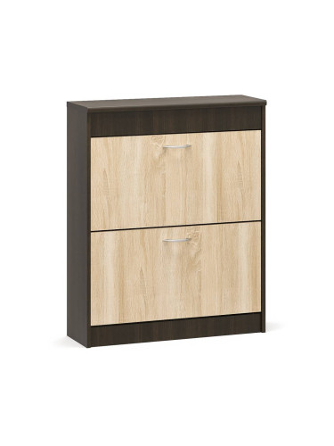 Шкаф за обувки Мебели Богдан 2-E20, венге и сонома