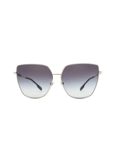 Burberry Alexis 0Be3143 10058G 61 - квадратна слънчеви очила, дамски, сребърни