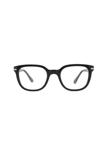 Persol 0Po3263V 95 48 - диоптрични очила, квадратна, unisex, черни