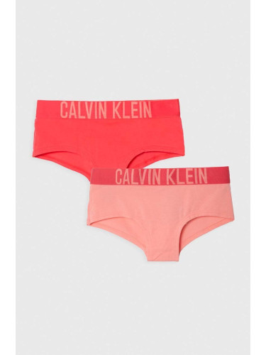 Детски бикини Calvin Klein Underwear (2 броя) в розово