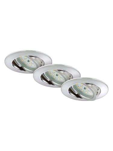 Briloner 7209-038 - К-кт 3x LED Лампа за вграждане в баня LED/5W/230V IP23