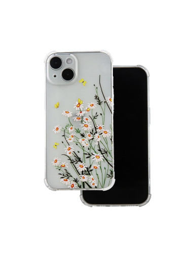 Силиконов кейс MBX Ultra Trendy Meadow 1, За iPhone 7/8/SE 2020/2022, Прозрачен