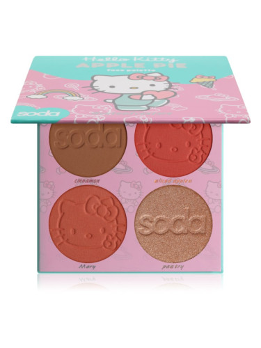 Hello Kitty Apple Pie Face Palette палитра за лице 12 гр.
