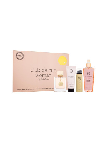 Armaf Club de Nuit Woman Подаръчен комплект EDP 105 ml + дезодорант 50 ml + лосион за тяло 100 ml + мъгла за тяло 250 ml