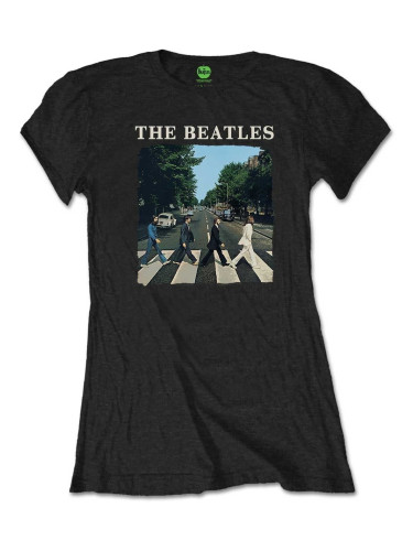 The Beatles Риза Abbey Road & Logo Womens Black S