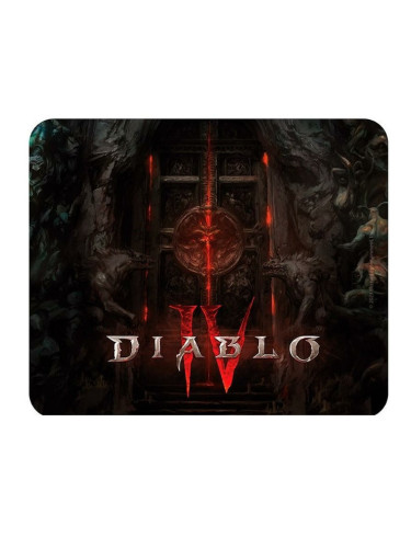 Подложка за мишка ABYstyle Diablo Flexible Mousepad Hellgate (ABYACC503), гейминг, 235 x 195 x 3 mm