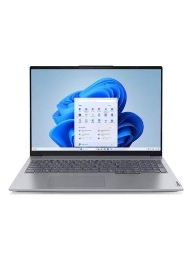 Лаптоп Lenovo ThinkBook 16 G7 IML (21MS004TBM)(сив), дванадесетядрен Intel Core Ultra 5 125U 1.3/4.3GHz, 16" (40.64cm) WUXGA IPS Anti-Glare Display, (HDMI), 16GB DDR5, 1TB SSD NVMe, 1x Thunderbolt 4, 1x USB 3.2 Gen 2 Type-C, No OS, 1.7kg