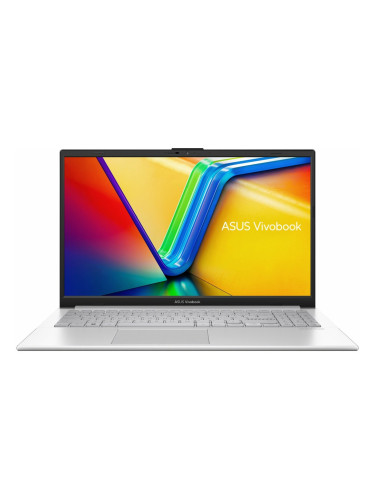 Лаптоп Asus Vivobook Go 15 E1504FA-NJ312 (90NB0ZR1-M01L40)(сребрист), четириядрен AMD Ryzen 5 7520U 2.8/4.3GHz, 15.6" (39.62cm) Full HD LED Anti-Glare Display, (HDMI), 16GB LPDDR5, 512GB SSD NVMe, 1x USB 3.2 Gen 1 Type-C, No OS, 1.63kg