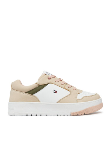 Tommy Hilfiger Сникърси Low Cut Lace-Up Sneaker T3A9-33527-1269 S Бял