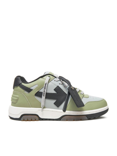 Off-White Сникърси OMIA189S22LEA0015710 Зелен