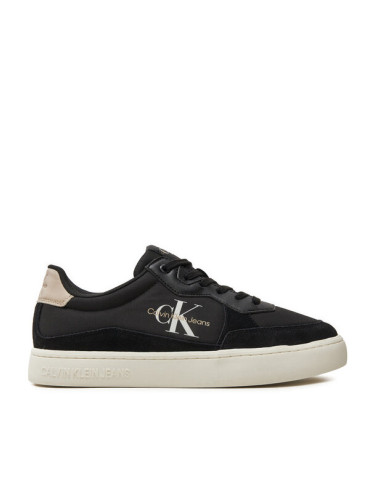 Calvin Klein Jeans Сникърси Classic Cupsole Low Mix Mtl YM0YM01033 Черен