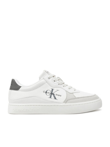 Calvin Klein Jeans Сникърси Classic Cupsole Low Lth Ml YM0YM00885 Бял