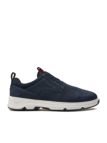 Tommy Hilfiger Сникърси Nubuck Mix Hybrid Shoe FM0FM05092 Тъмносин