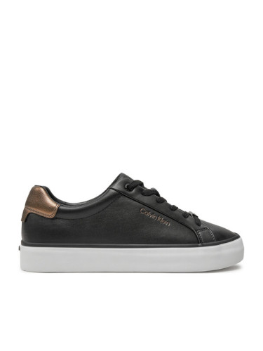 Calvin Klein Сникърси Vulc Lace Up Saff Fox W/Met Bt HW0HW02104 Черен