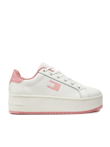 Tommy Jeans Сникърси (New) Tjw Flatform Cupsole Ess EN0EN02518 Розов