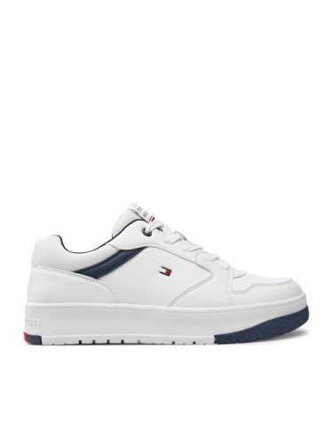 Tommy Hilfiger Сникърси Low Cut Lace-Up Sneaker T3X9-33638-1351 Бял