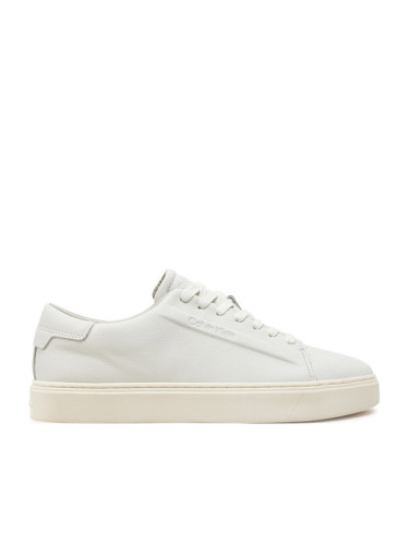 Calvin Klein Сникърси Low Top Lace Up Lth HM0HM01516 Бял